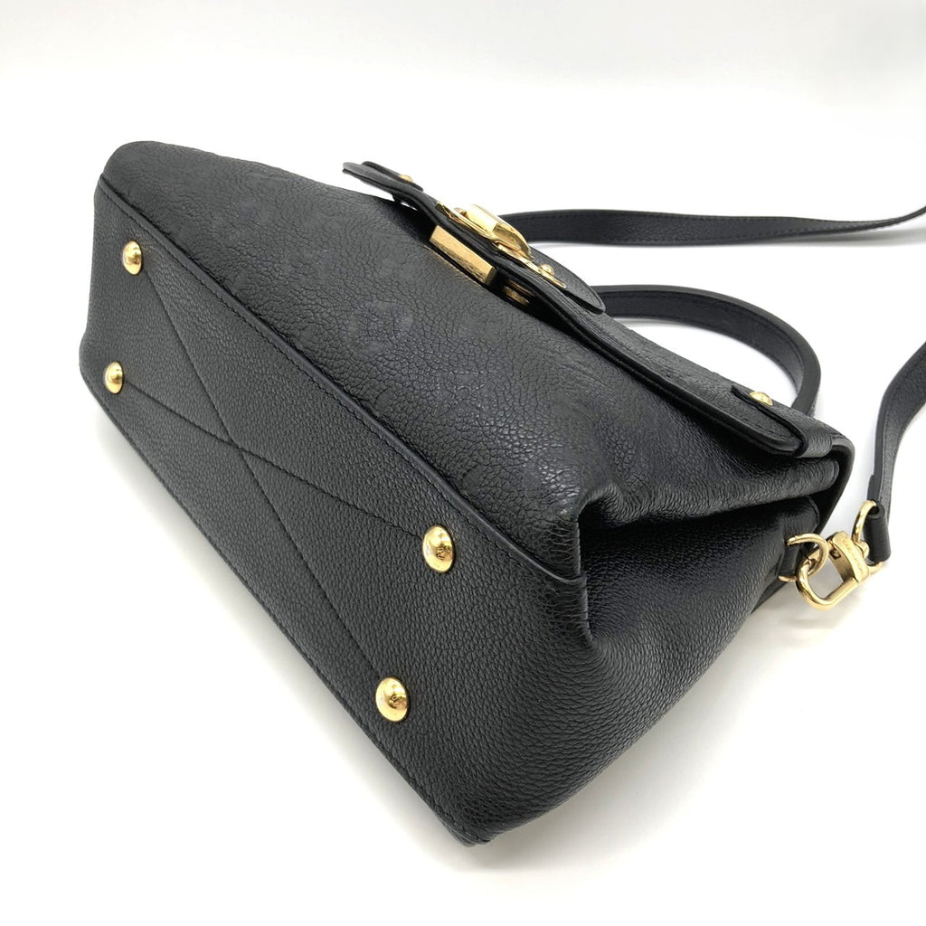 LOUIS VUITTON Georges BB M53941 Shoulder Bag/Handbag 2-way Monogram Empreinte Black Women's PRE-OWNED