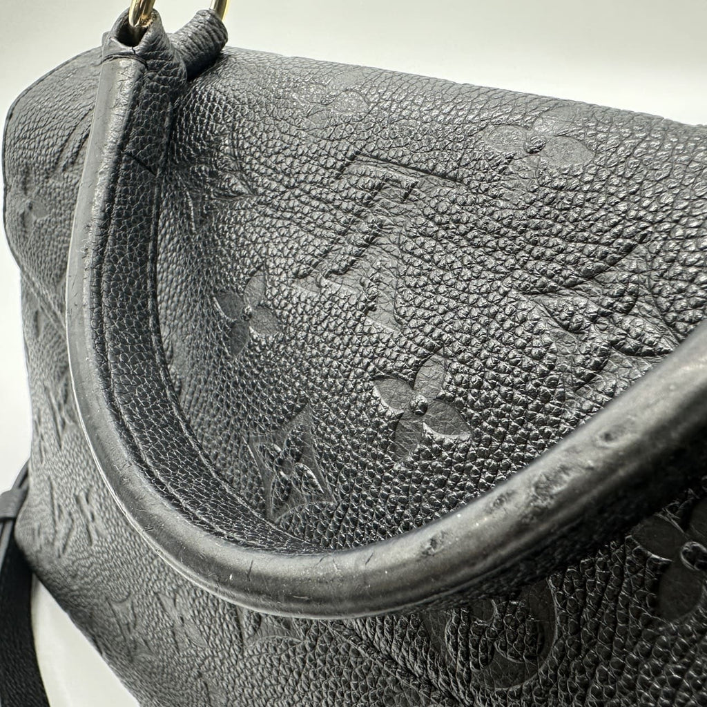 LOUIS VUITTON Georges BB M53941 Shoulder Bag/Handbag 2-way Monogram Empreinte Black Women's PRE-OWNED