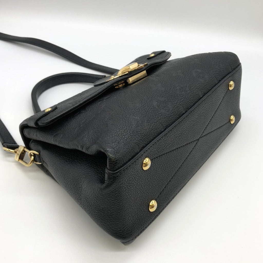 LOUIS VUITTON Georges BB M53941 Shoulder Bag/Handbag 2-way Monogram Empreinte Black Women's PRE-OWNED