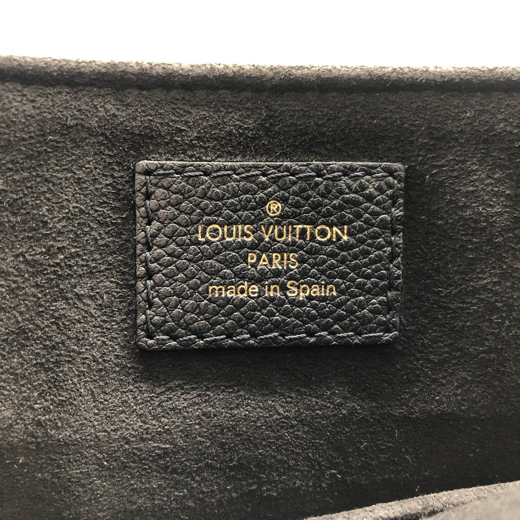 LOUIS VUITTON Georges BB M53941 Shoulder Bag/Handbag 2-way Monogram Empreinte Black Women's PRE-OWNED