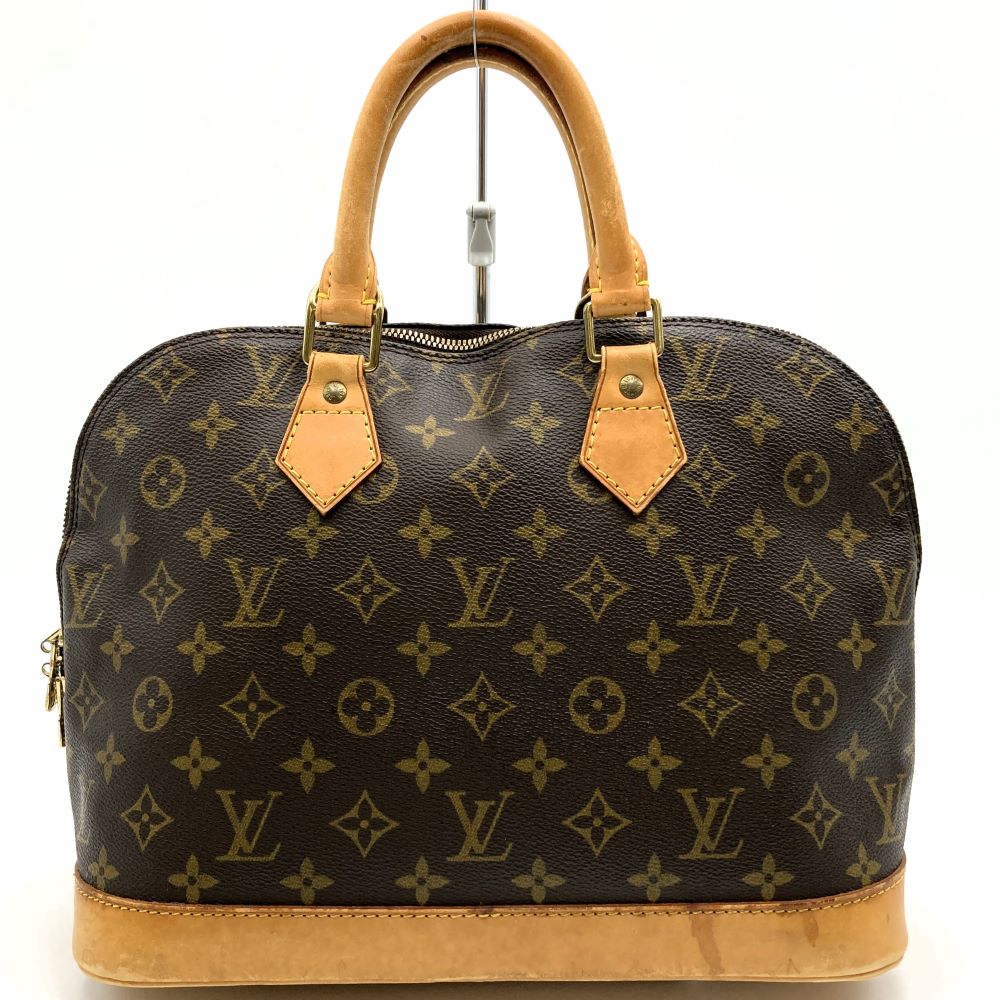 LOUIS VUITTON Alma (old model) Handbag, Brown Monogram Canvas, No Stickiness, Women's, M51130, Louis Vuitton PRE-OWNED