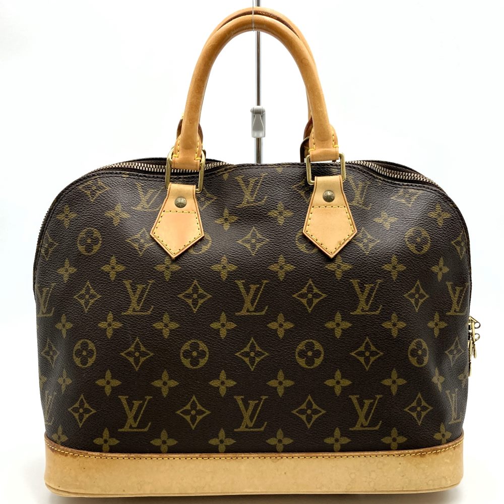 LOUIS VUITTON Alma (old model) Handbag, Brown Monogram Canvas, No Stickiness, Women's, M51130, Louis Vuitton PRE-OWNED
