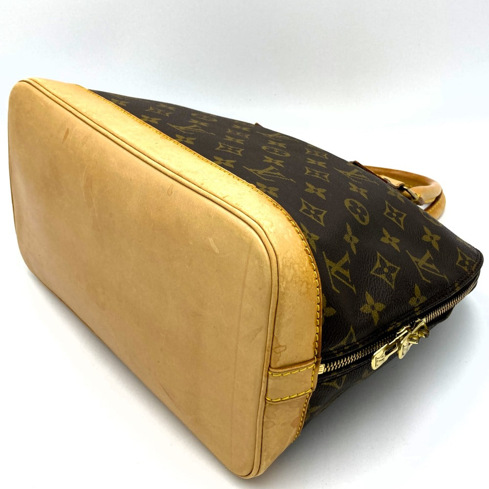 LOUIS VUITTON Alma (old model) Handbag, Brown Monogram Canvas, No Stickiness, Women's, M51130, Louis Vuitton PRE-OWNED