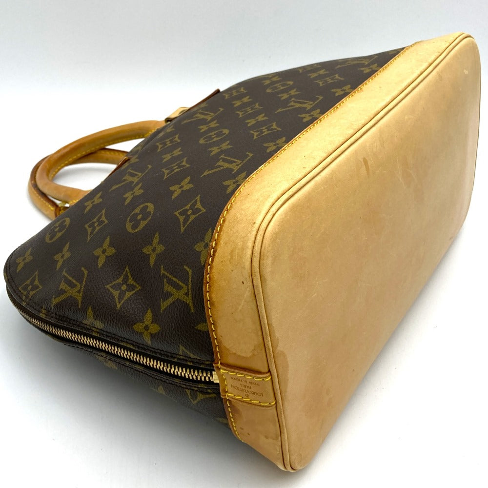 LOUIS VUITTON Alma (old model) Handbag, Brown Monogram Canvas, No Stickiness, Women's, M51130, Louis Vuitton PRE-OWNED