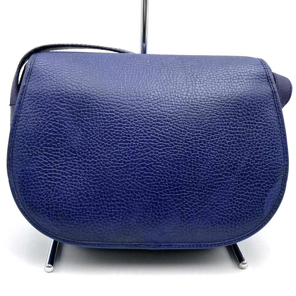 Christian Dior shoulder bag/pouch, vintage navy leather, for women and men. PRE-OWNED