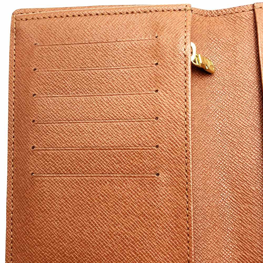 LOUIS VUITTON M66540 Portefeuille Brazza Bi-fold Wallet Long Wallet Brown Monogram PRE-OWNED