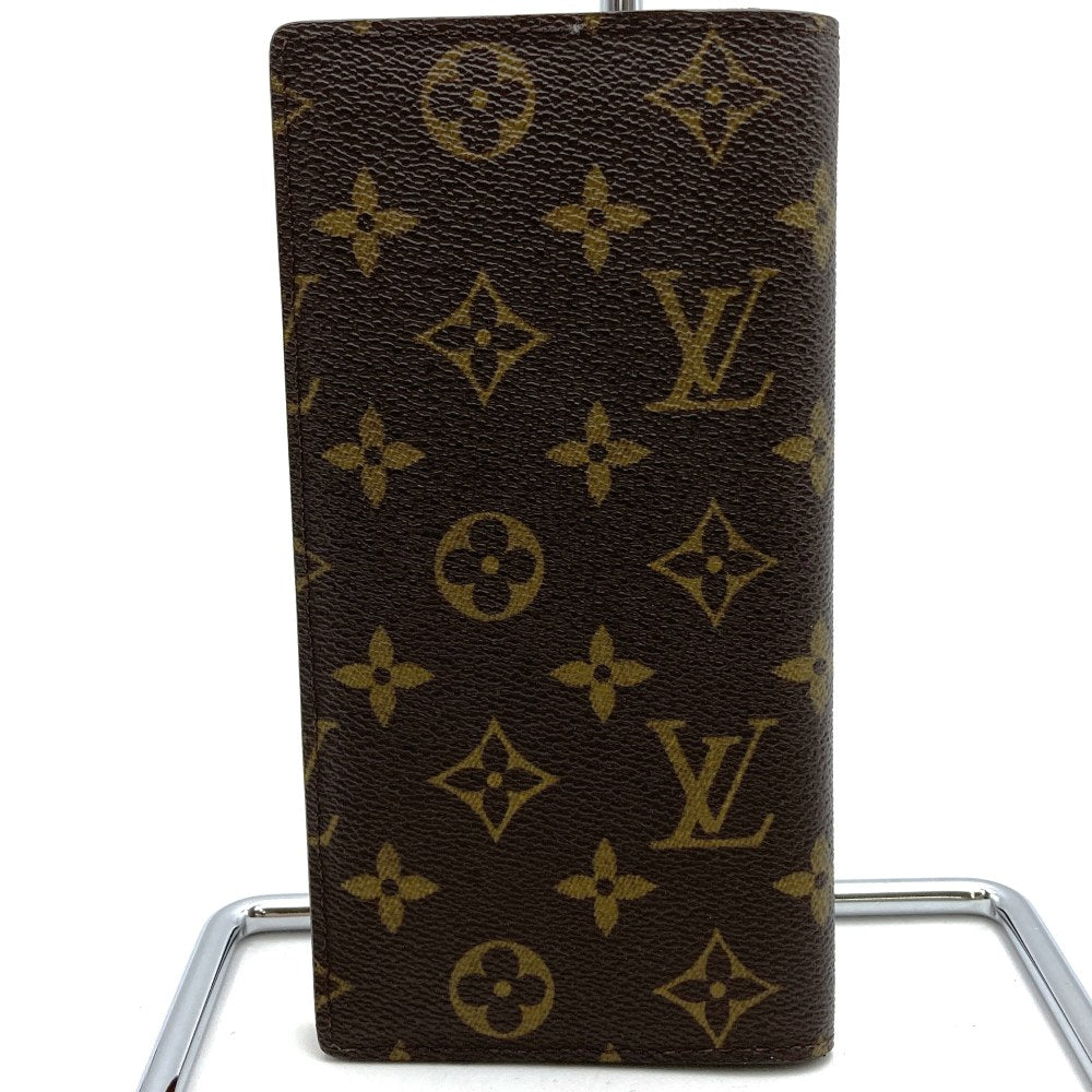 LOUIS VUITTON M66540 Portefeuille Brazza Bi-fold Wallet Long Wallet Brown Monogram PRE-OWNED
