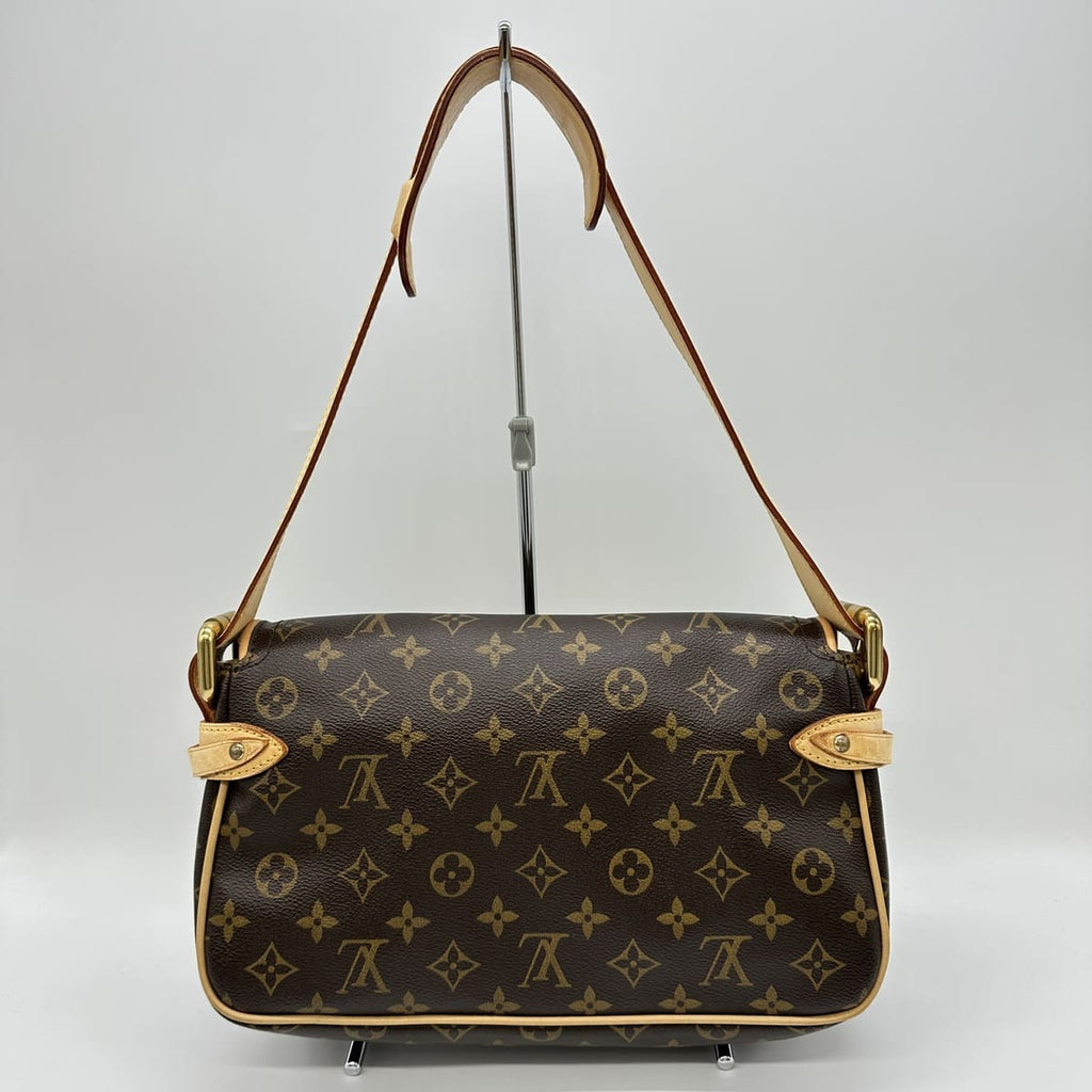 Excellent condition LOUIS VUITTON M40027 shoulder bag, Hudson PM, brown monogram, women's/men's, used, fashion, gift. PRE-OWNED