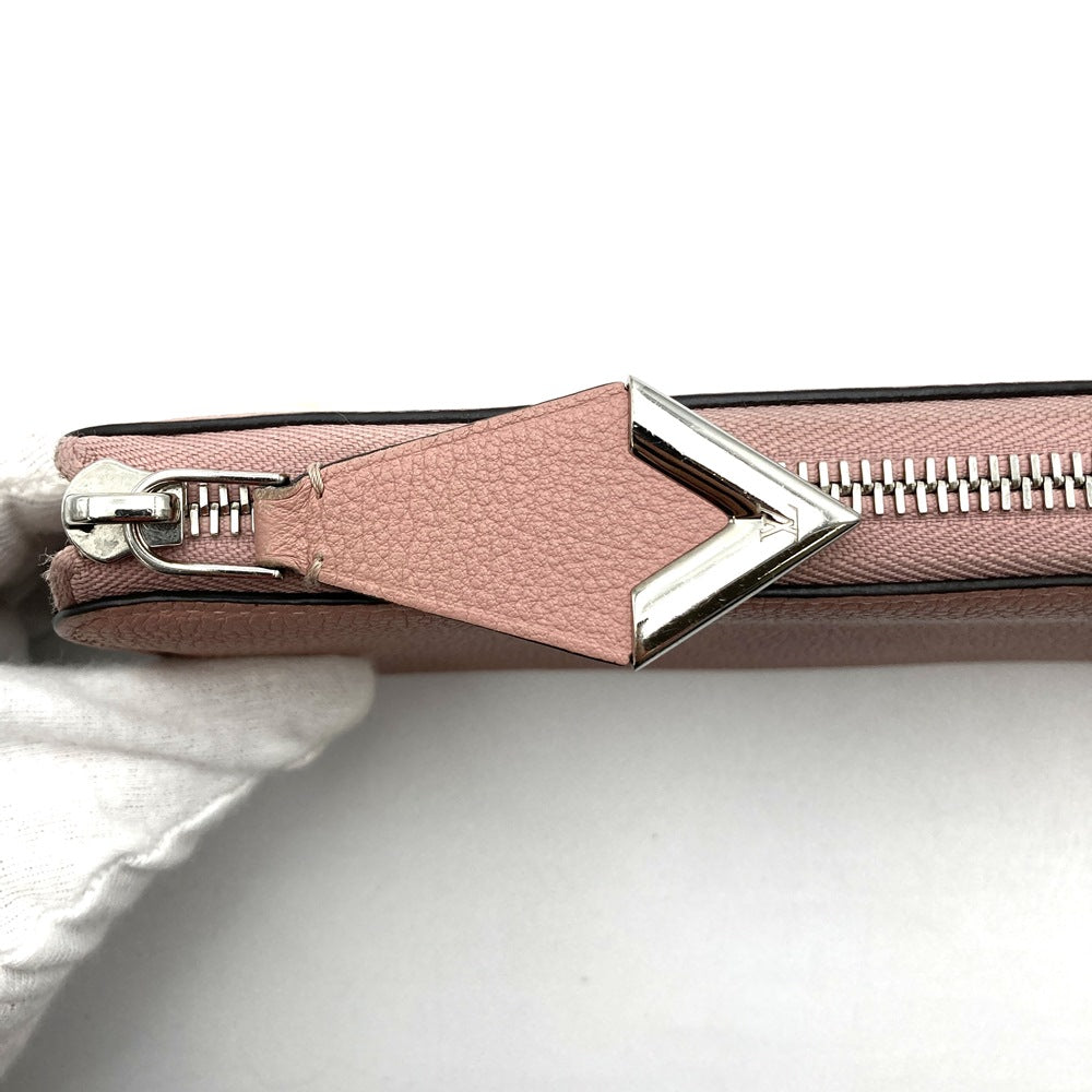 LOUIS VUITTON M60148 Portefeuille Comet Long Wallet with Box, Leather, Magnolia Pink, Women's PRE-OWNED