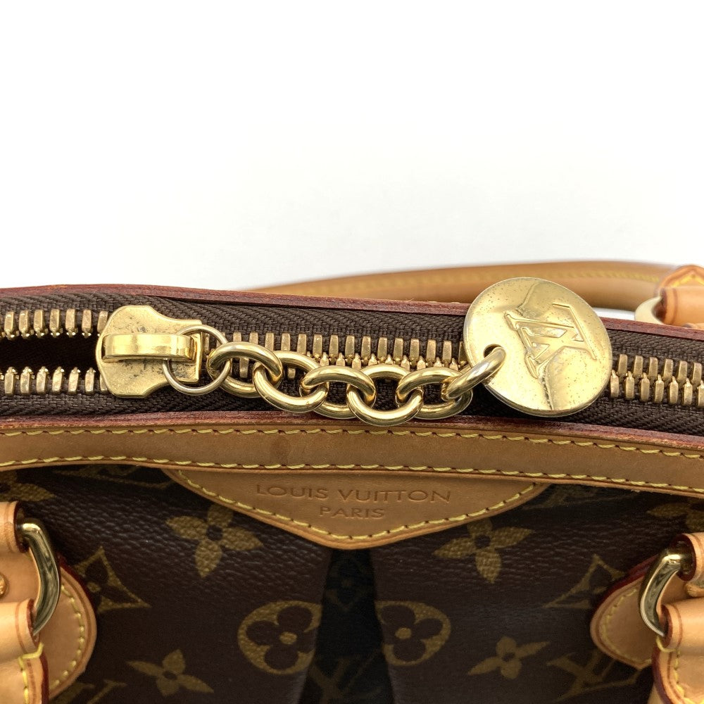 LOUIS VUITTON Tivoli PM Handbag, Monogram Canvas, Brown, M40143, Women's Fashion