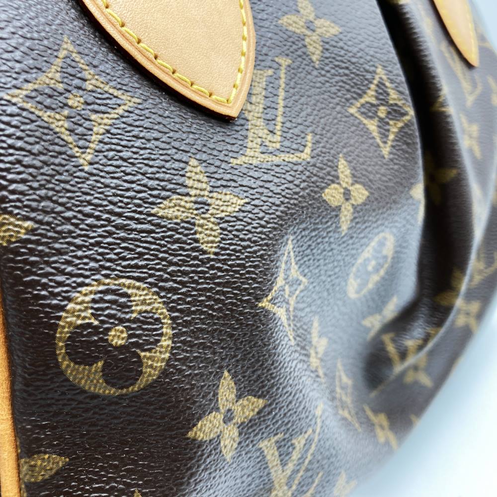 LOUIS VUITTON Tivoli PM Handbag, Monogram Canvas, Brown, M40143, Women's Fashion