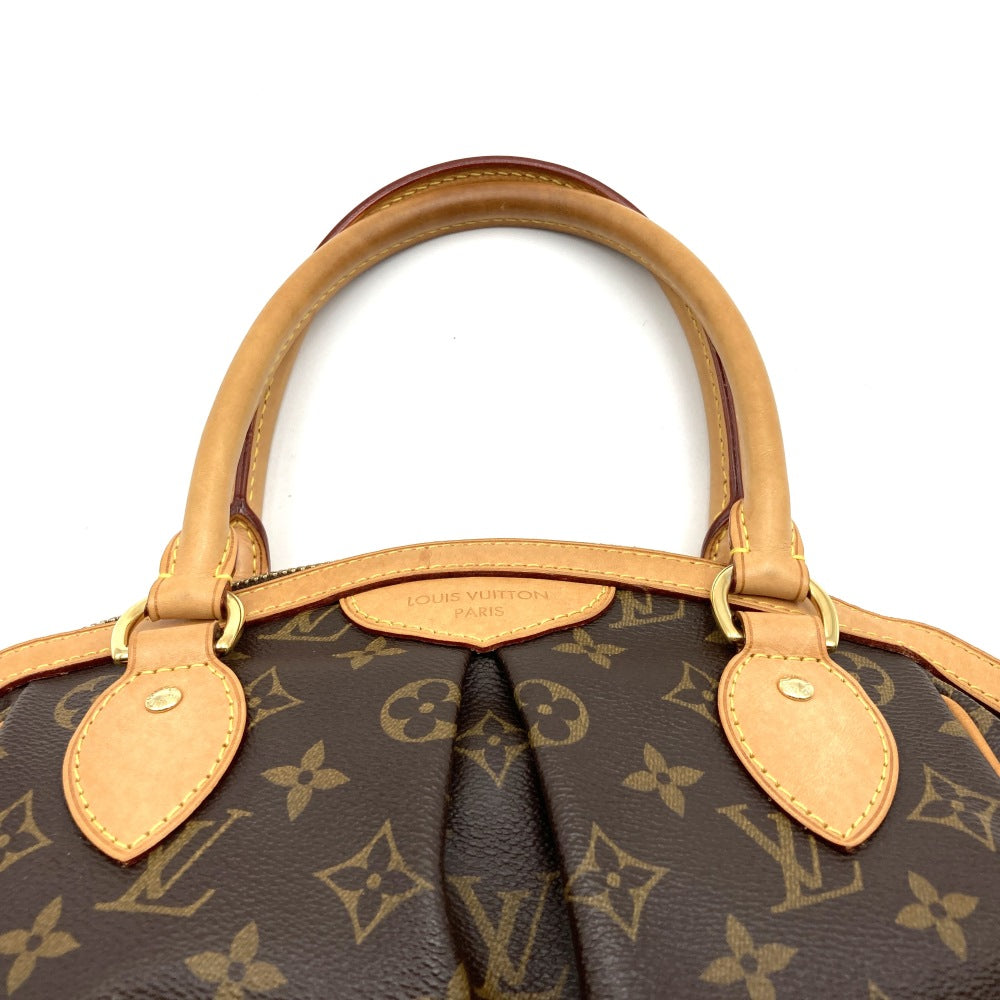 LOUIS VUITTON Tivoli PM Handbag, Monogram Canvas, Brown, M40143, Women's Fashion