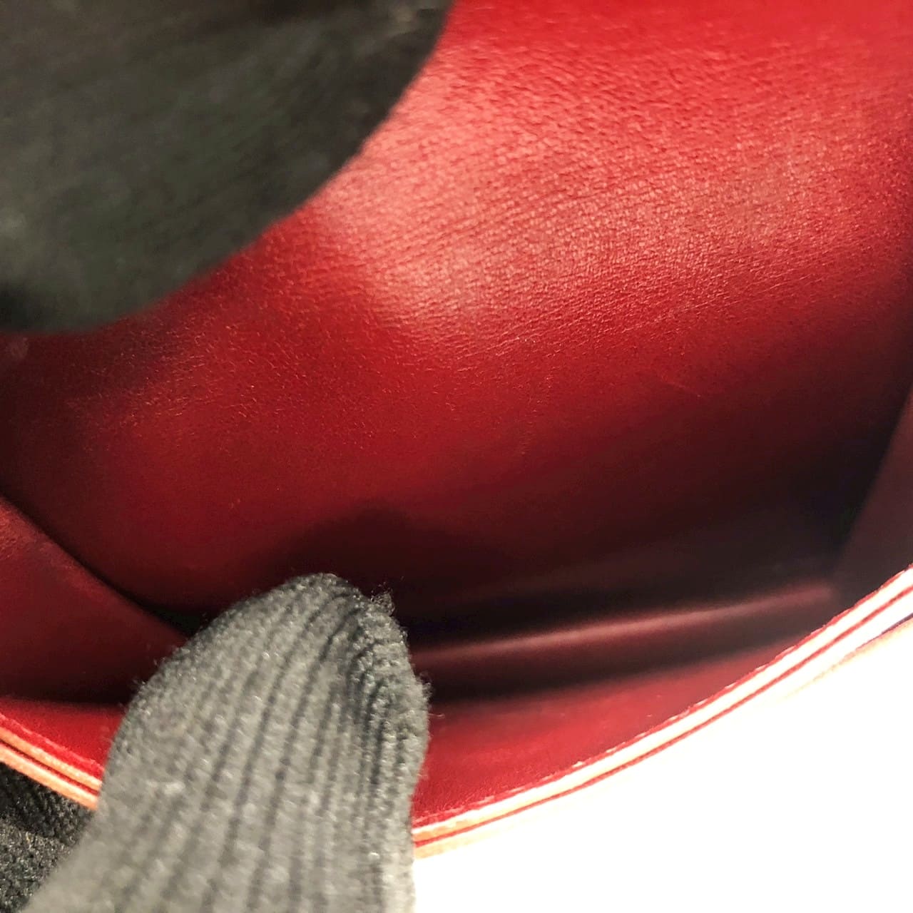 HERMES Hermes Sellier Coin Case, Small Coin Purse, Card Case, Leather, Red, Women's, Men's, Brand, Gift, USED