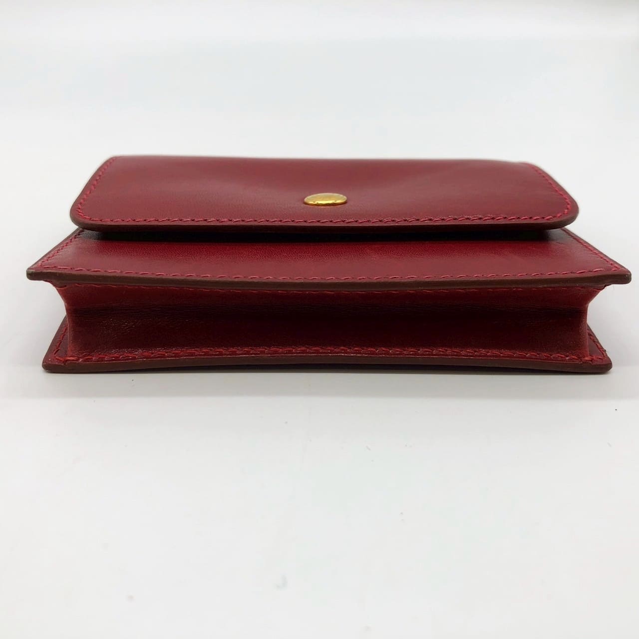 HERMES Hermes Sellier Coin Case, Small Coin Purse, Card Case, Leather, Red, Women's, Men's, Brand, Gift, USED