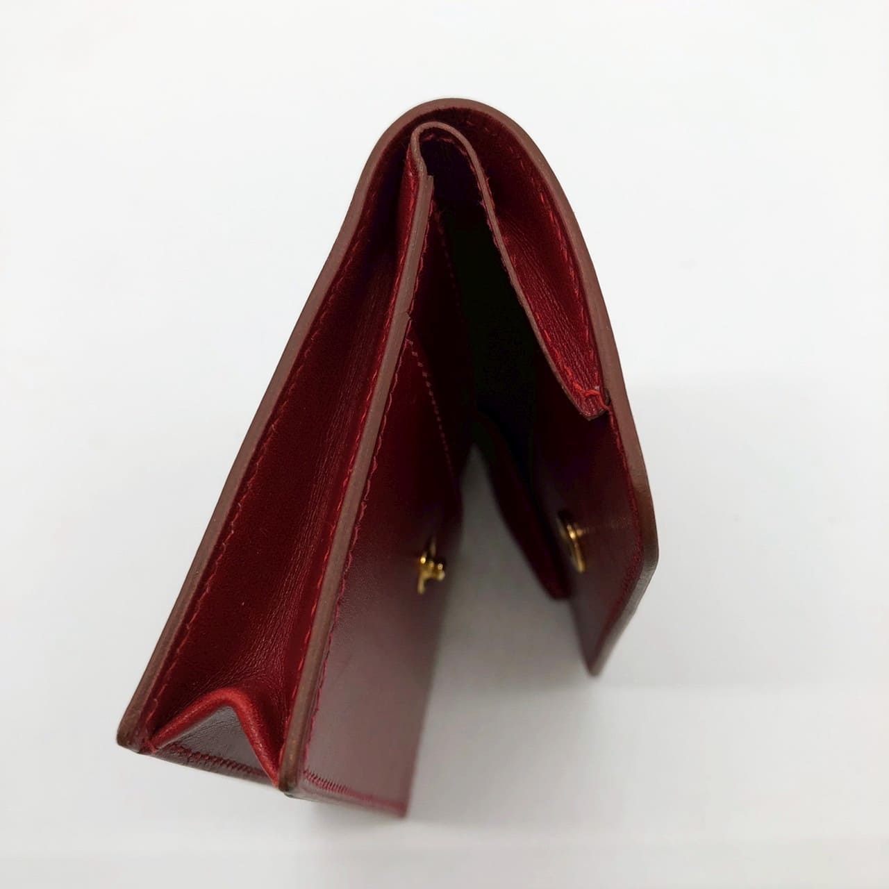 HERMES Hermes Sellier Coin Case, Small Coin Purse, Card Case, Leather, Red, Women's, Men's, Brand, Gift, USED