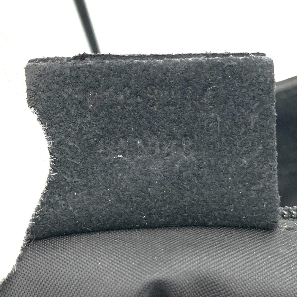 GUCCI 001 3244 Bamboo Shoulder Bag, Suede, Black, Women's, Vintage, Brand, USED