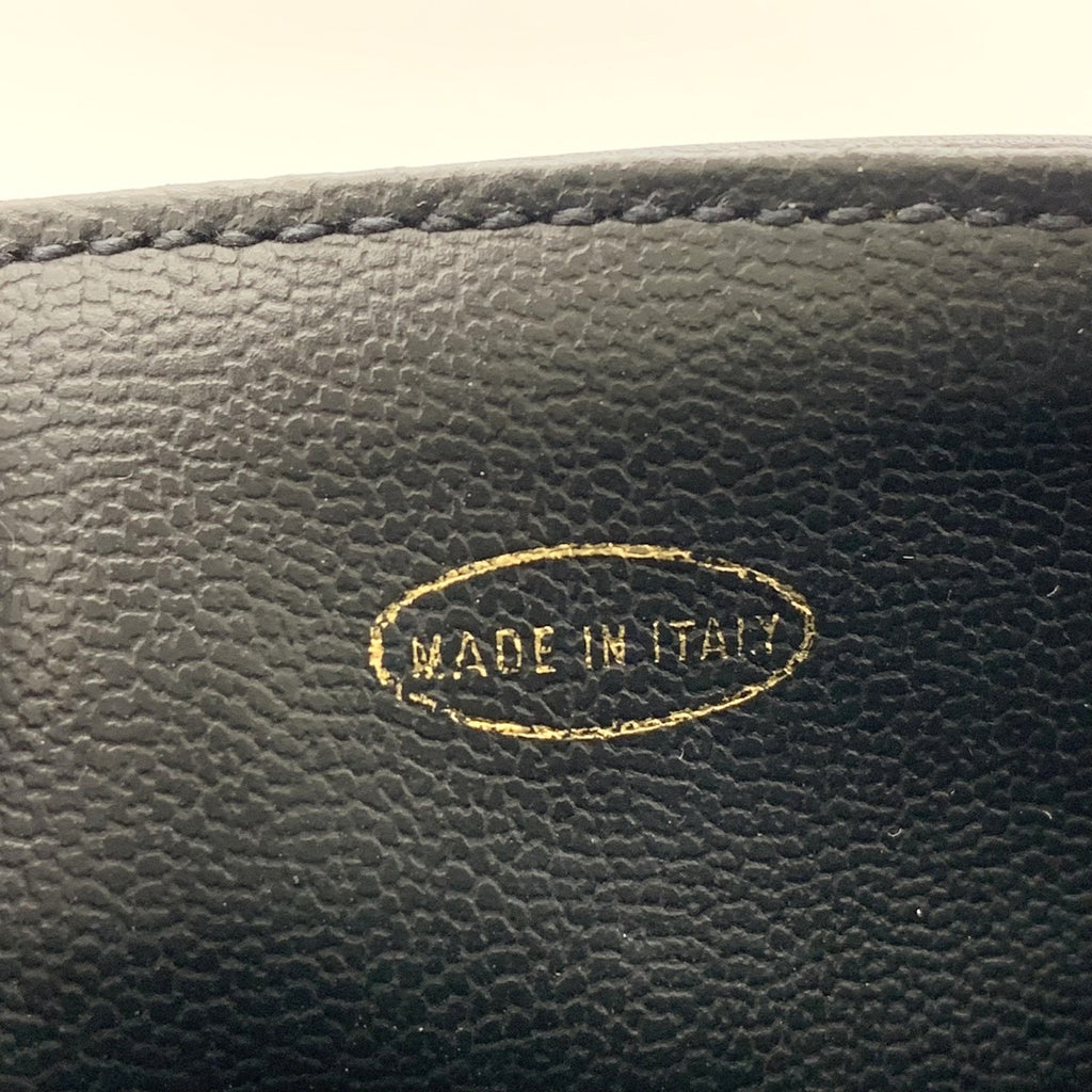 CHANEL Triple Coco Mark Leather Waist Bag, Black, Women's