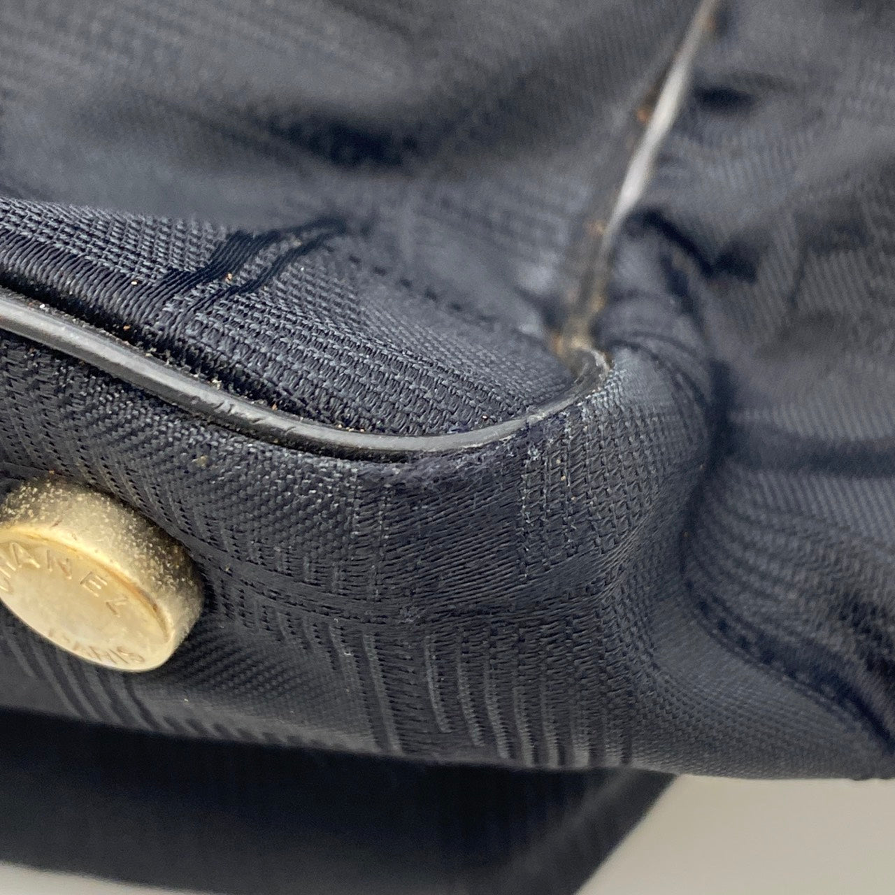 CHANEL Chanel Handbag Tote Bag New Travel Line MM Nylon Canvas Black Women's Men's Vintage USED Fashion