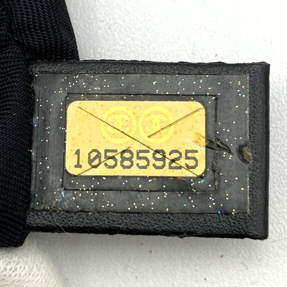 CHANEL Chanel Handbag Tote Bag New Travel Line MM Nylon Canvas Black Women's Men's Vintage USED Fashion