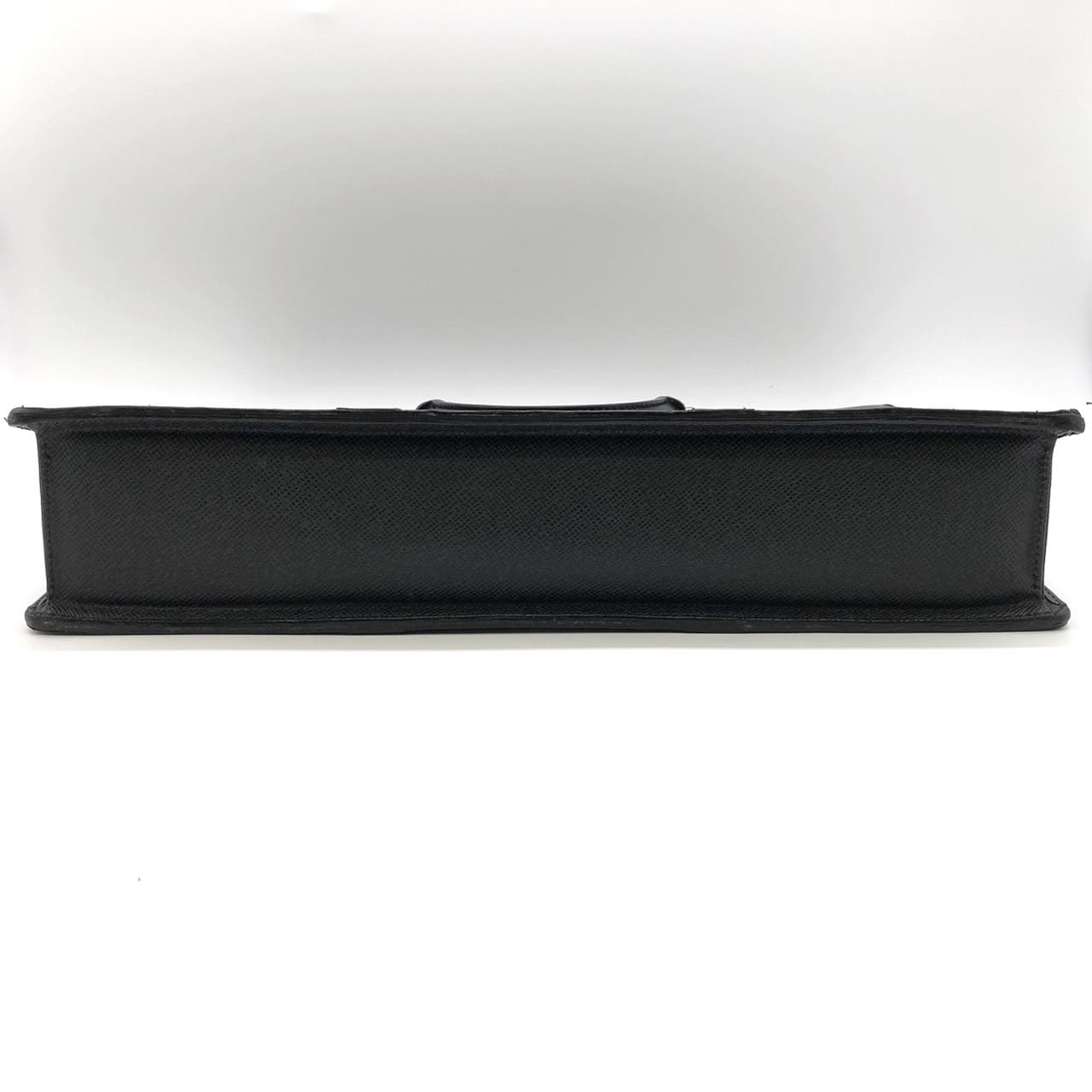 LOUIS VUITTON M30052 Business Bag Briefcase Port Document Rosan Taiga Leather Black Men's PRE-OWNED Brand