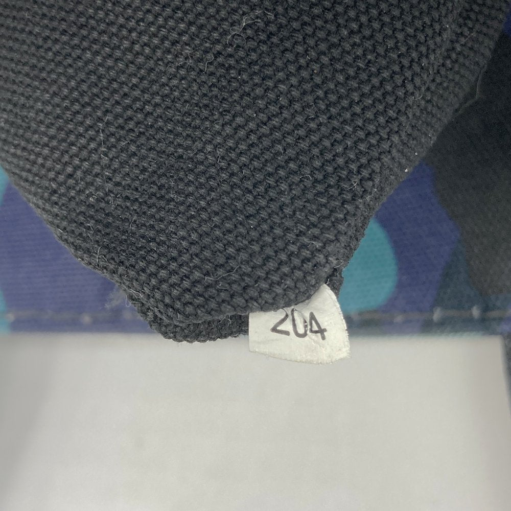 PRADA Canapa Tote Bag Handbag Camouflage Canvas Blue Women's Men's