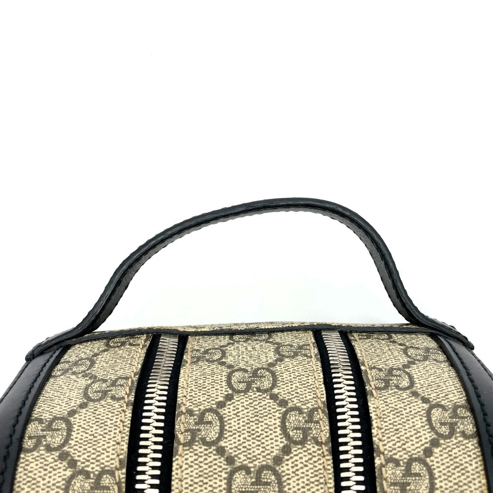 GUCCI 406395 クラッチバッグ/セカンドバッグ GGスプリームキャンバス/レザー、ベージュ、メンズ【中古品】