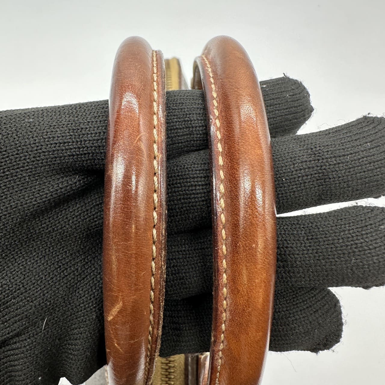 CELINE DM95 Handbag, Macadam PVC Leather, Brown, Vintage, Women's Fashion, Brand, USED