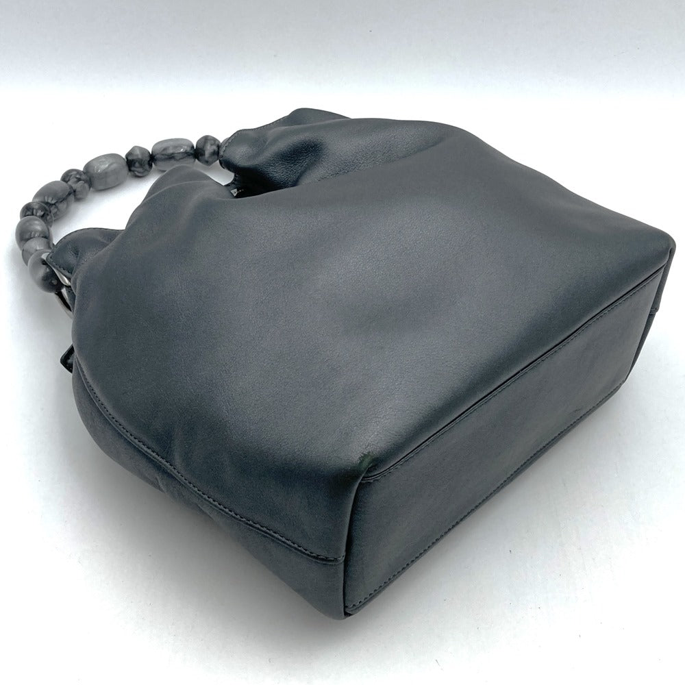 Christian Dior Marispearl Handbag in Grey Leather for Women