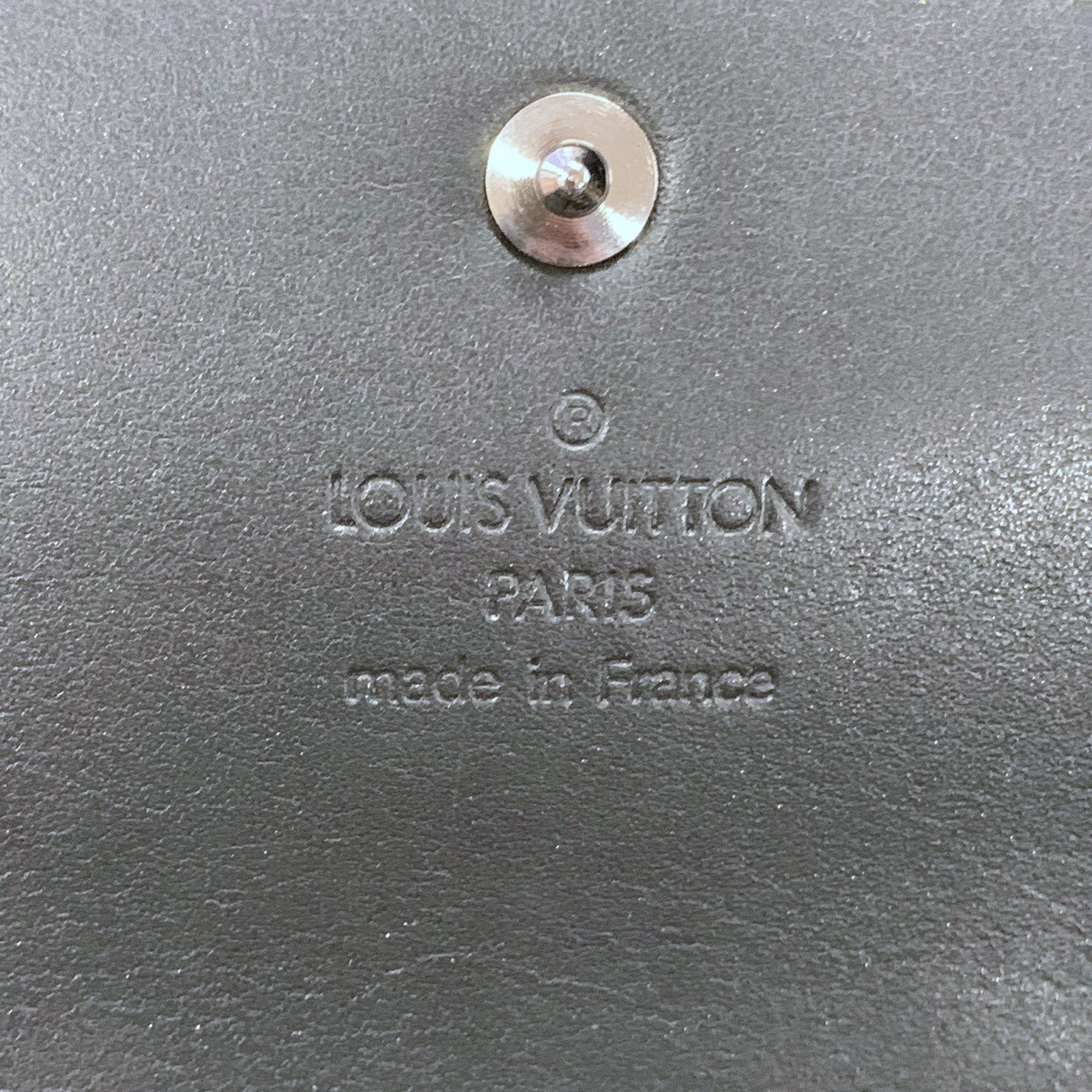 LOUIS VUITTON Portefeuille Sarah M65142 Long Wallet, Monogram Matte Black, Women's PRE-OWNED