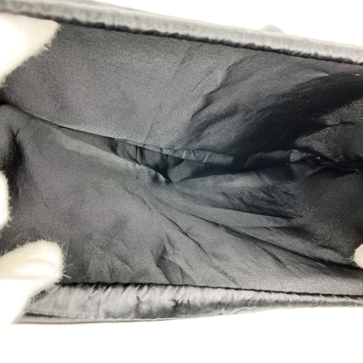 Beautiful VERSACE Vanity Bag, Makeup Case, Cosmetics, Black Leather with Gold Charm, Women's Fashion Accessory