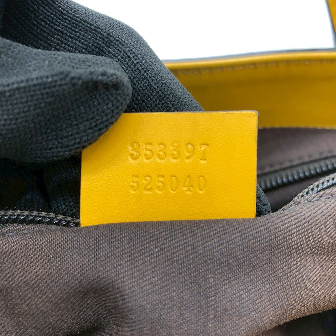 GUCCI 353397 Tote Bag Shoulder Bag Diamante Leather Yellow Women's Men's Fashion Brand PRE-OWNED