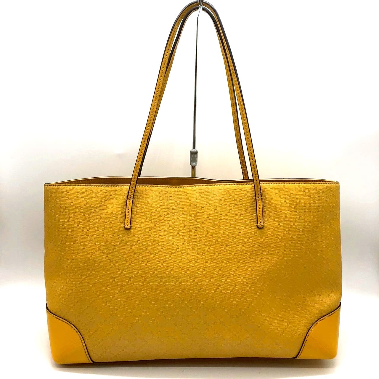 GUCCI 353397 Tote Bag Shoulder Bag Diamante Leather Yellow Women's Men's Fashion Brand PRE-OWNED