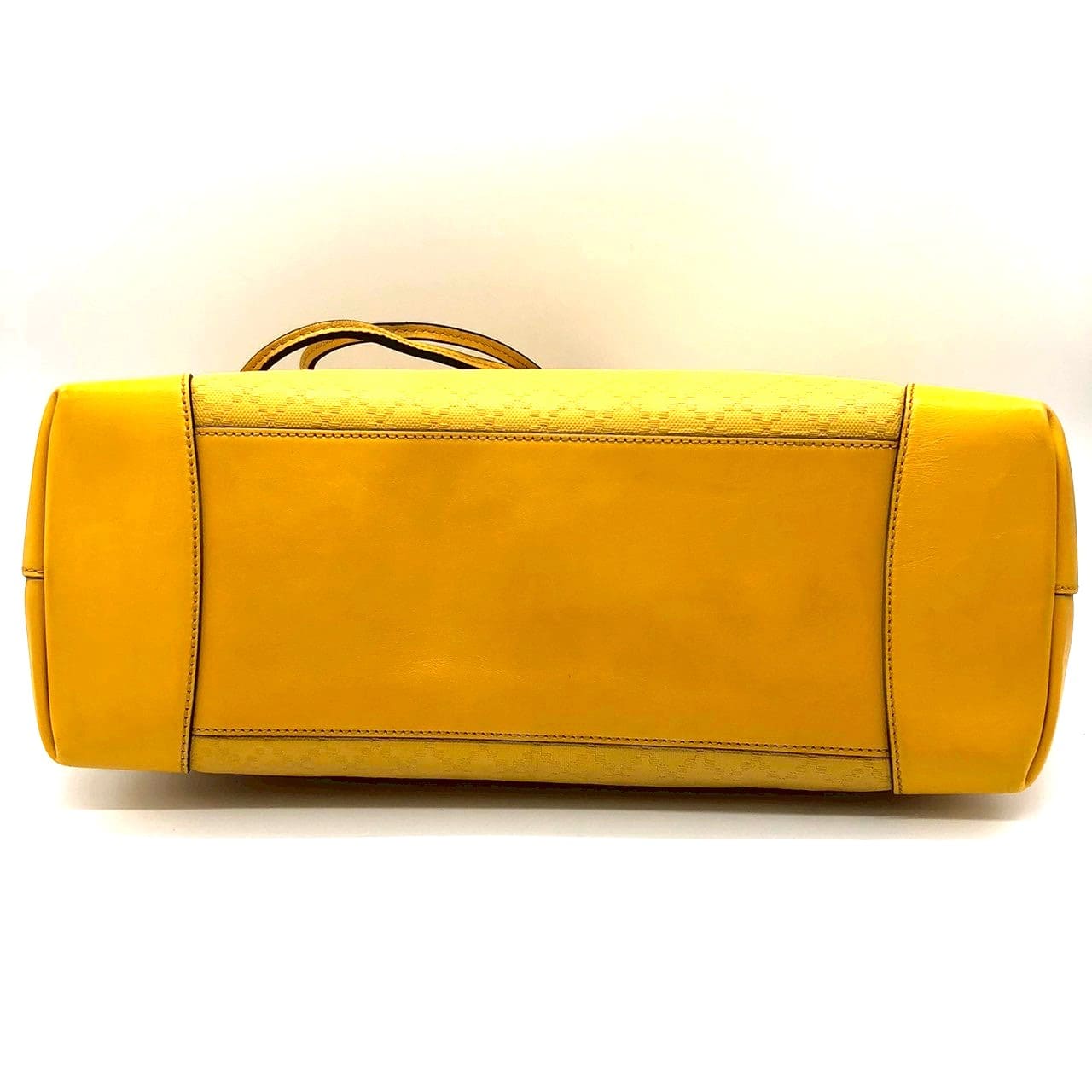GUCCI 353397 Tote Bag Shoulder Bag Diamante Leather Yellow Women's Men's Fashion Brand PRE-OWNED