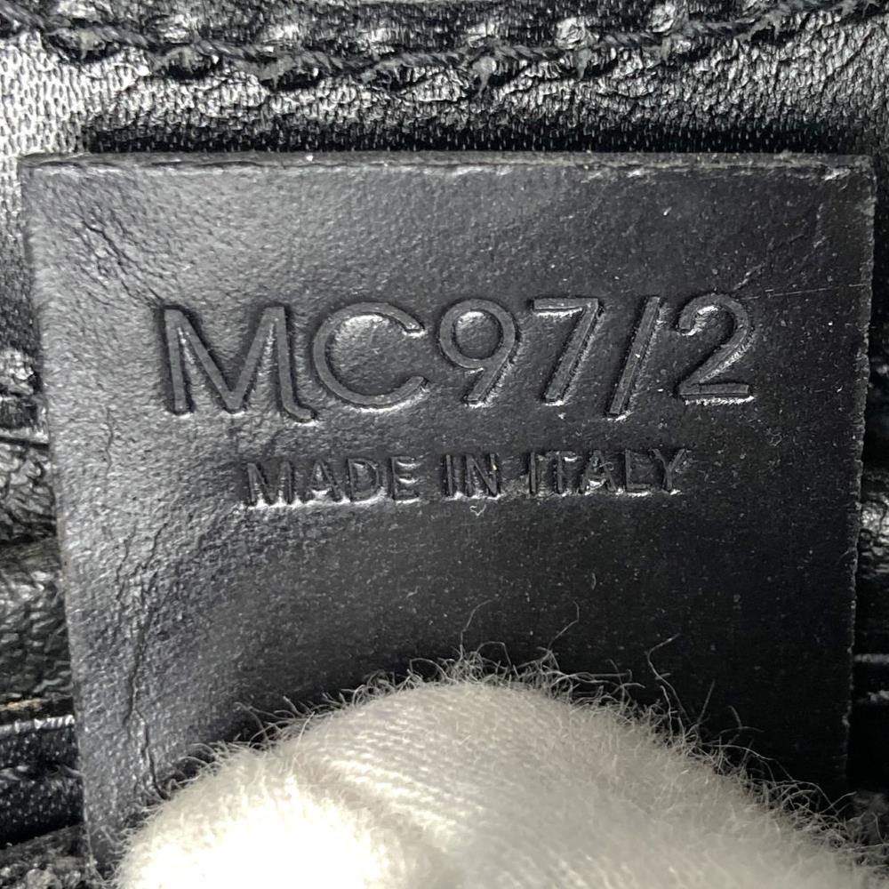 CELINE Macadam Circle Handle MC97/2 Handbag in PVC/Leather, Black, Women's PRE-OWNED