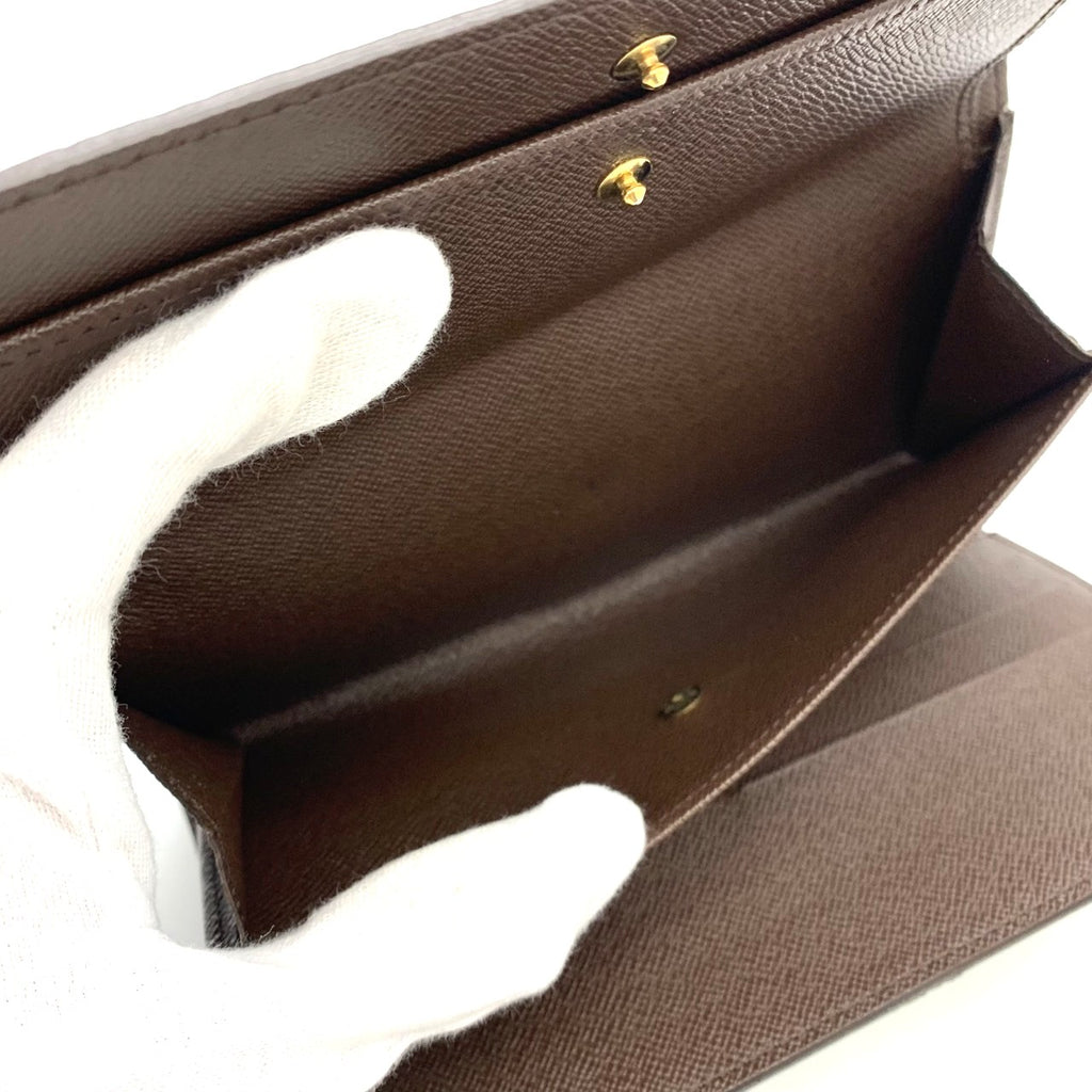 LOUIS VUITTON N61215 Bifold Wallet Monogram Canvas Brown for Men and Women