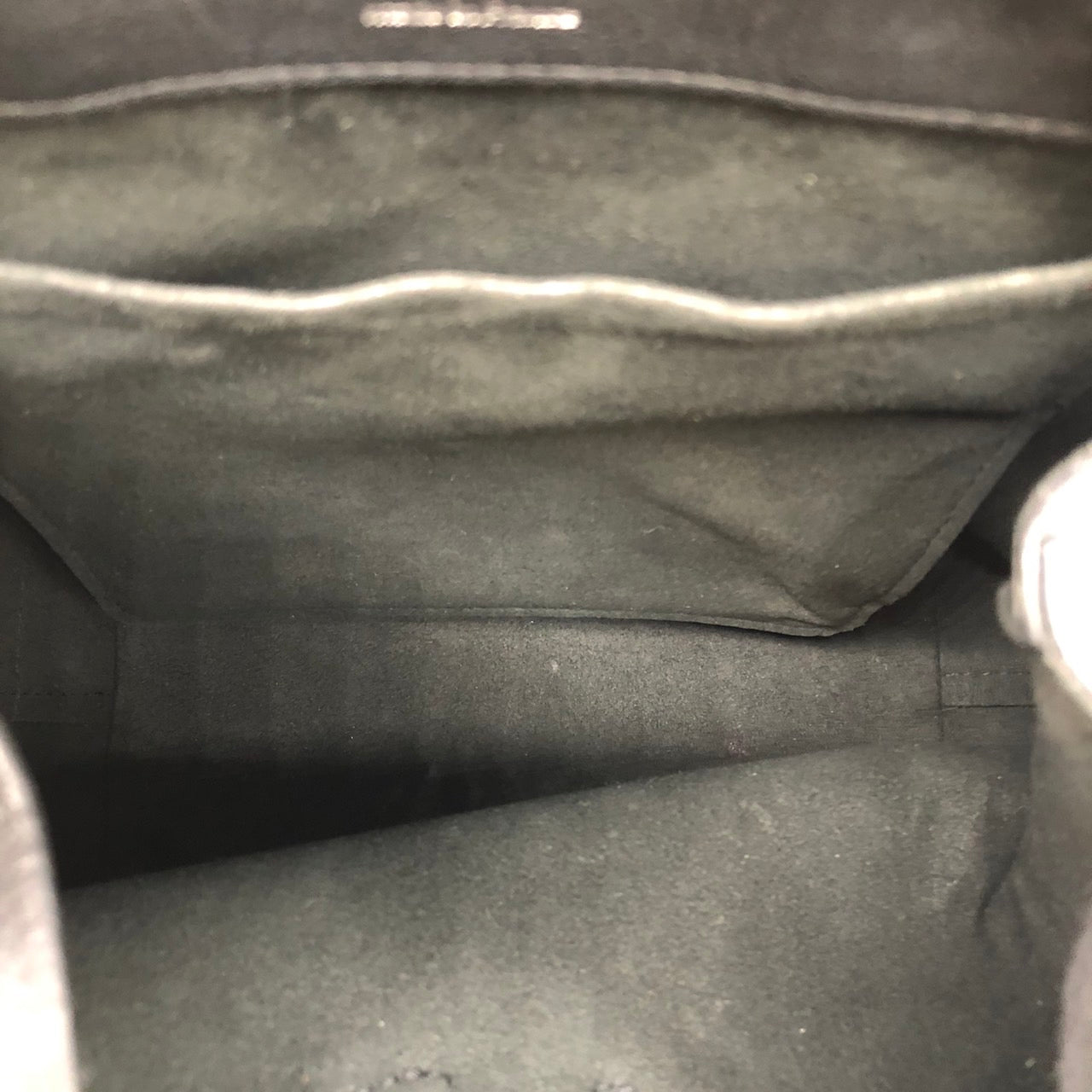 LOUIS VUITTON Lockme Backpack M41815, Black Leather, Women's