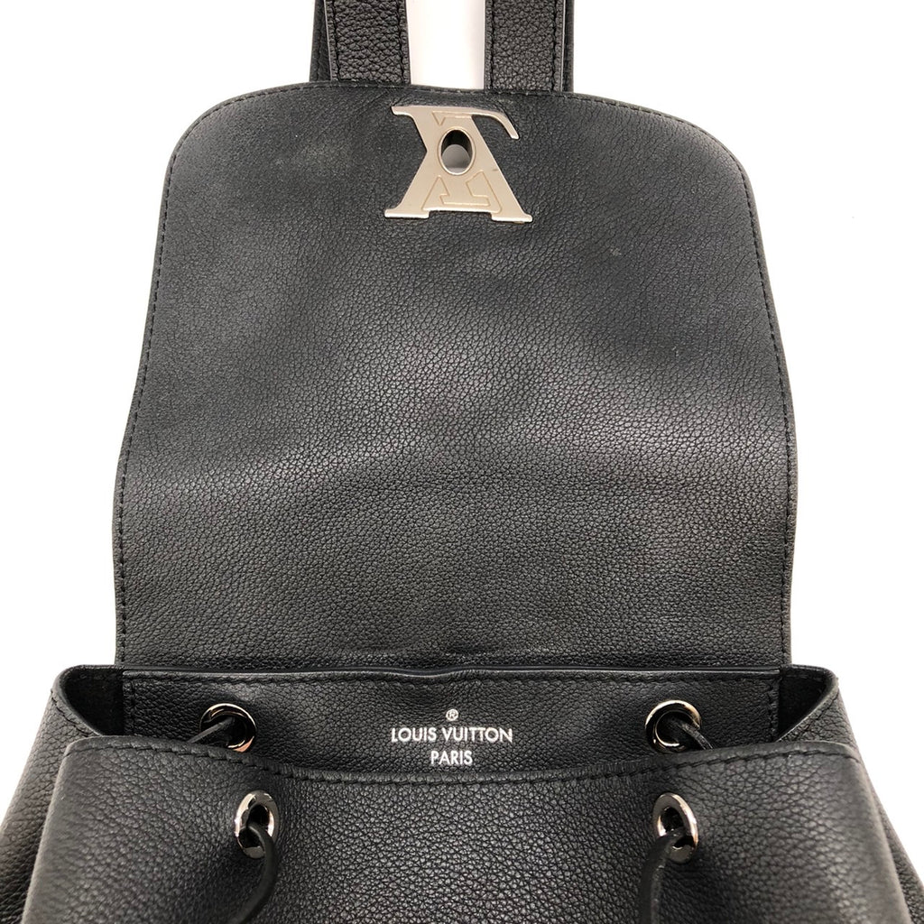 ルイ・ヴィトン ロックミー バックパック M41815、ブラックレザー、レディース【中古品】