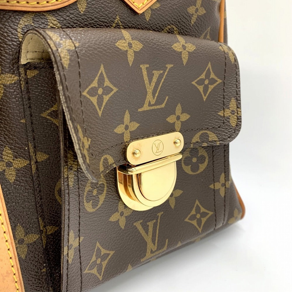 LOUIS VUITTON Manhattan GM Handbag, Monogram Canvas, Brown, M40025
