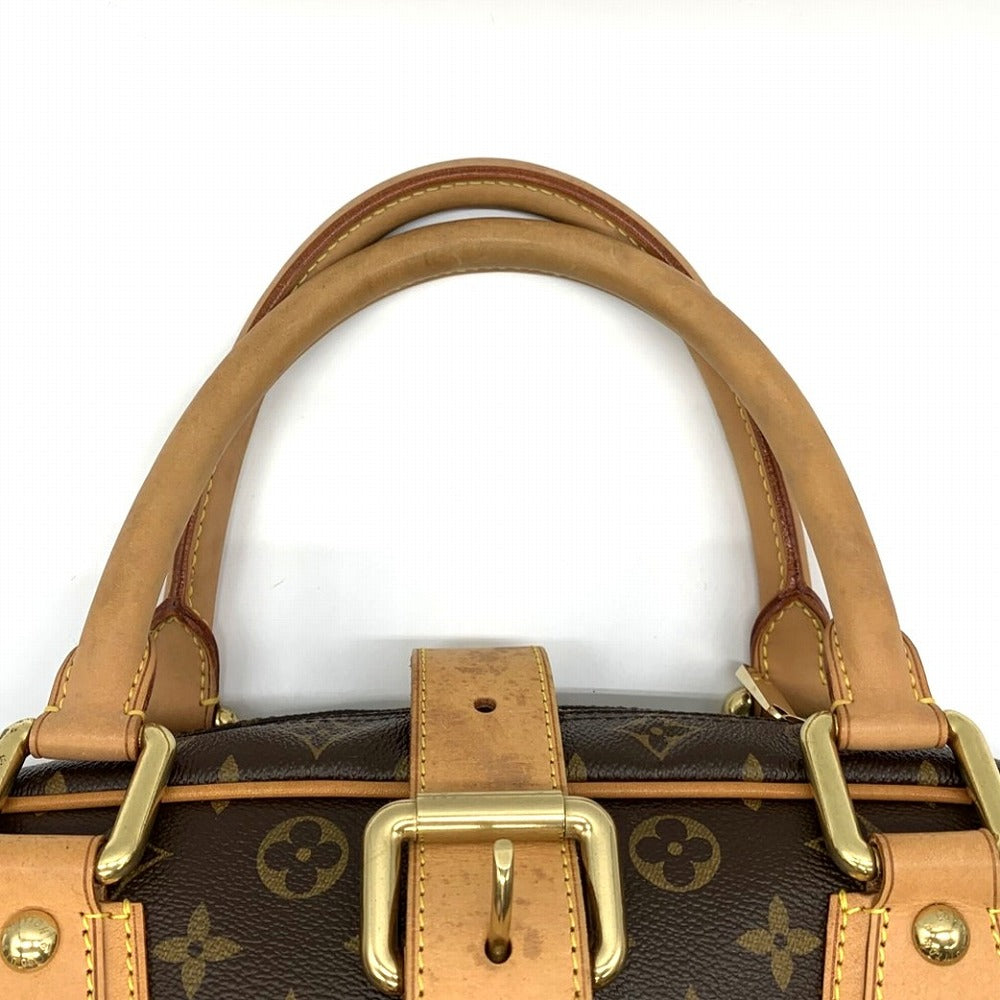 LOUIS VUITTON Manhattan GM Handbag, Monogram Canvas, Brown, M40025