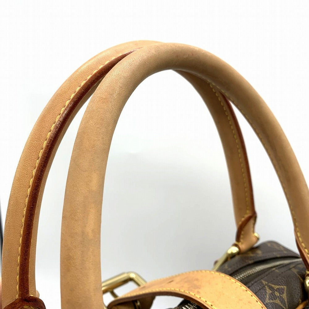 LOUIS VUITTON Manhattan GM Handbag, Monogram Canvas, Brown, M40025