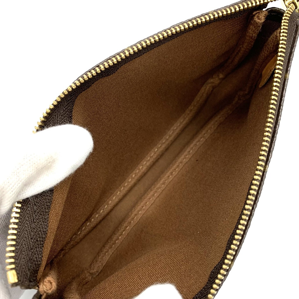 Louis Vuitton Pochette Accessoires M51980 Pouch, Monogram Canvas, Brown, Women's PRE-OWNED