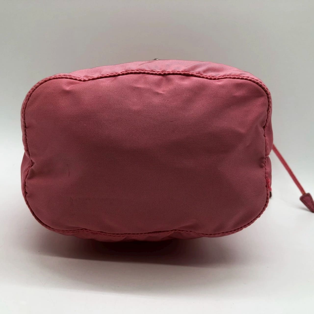 PRADA Prada Pouch Drawstring Handbag Nylon Pink Women's Men's Brand Fashion USED