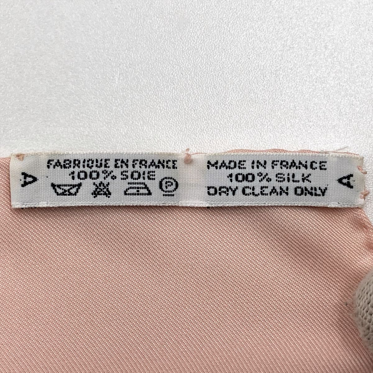 Hermès Carré 90 Brides de Gala Scarf in Pink and White