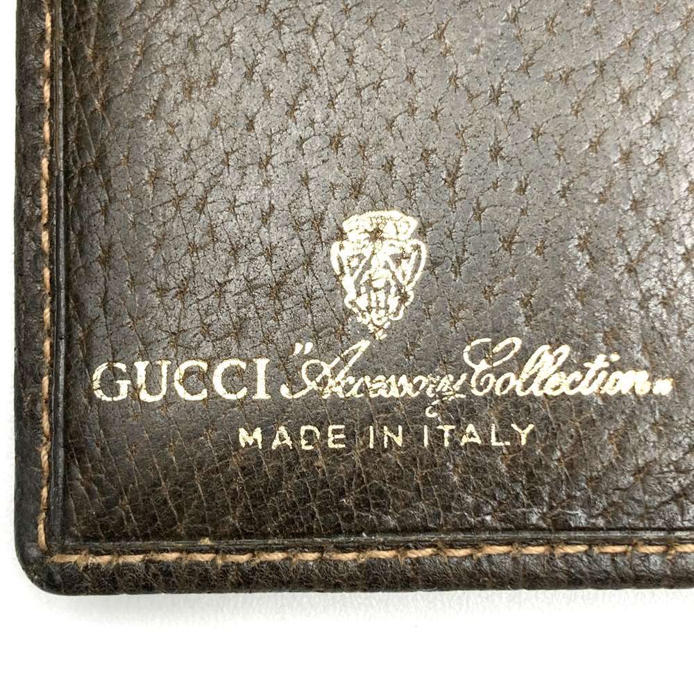 Vintage Gucci Sherry Line Bifold Wallet in Brown GG Supreme Canvas/Leather