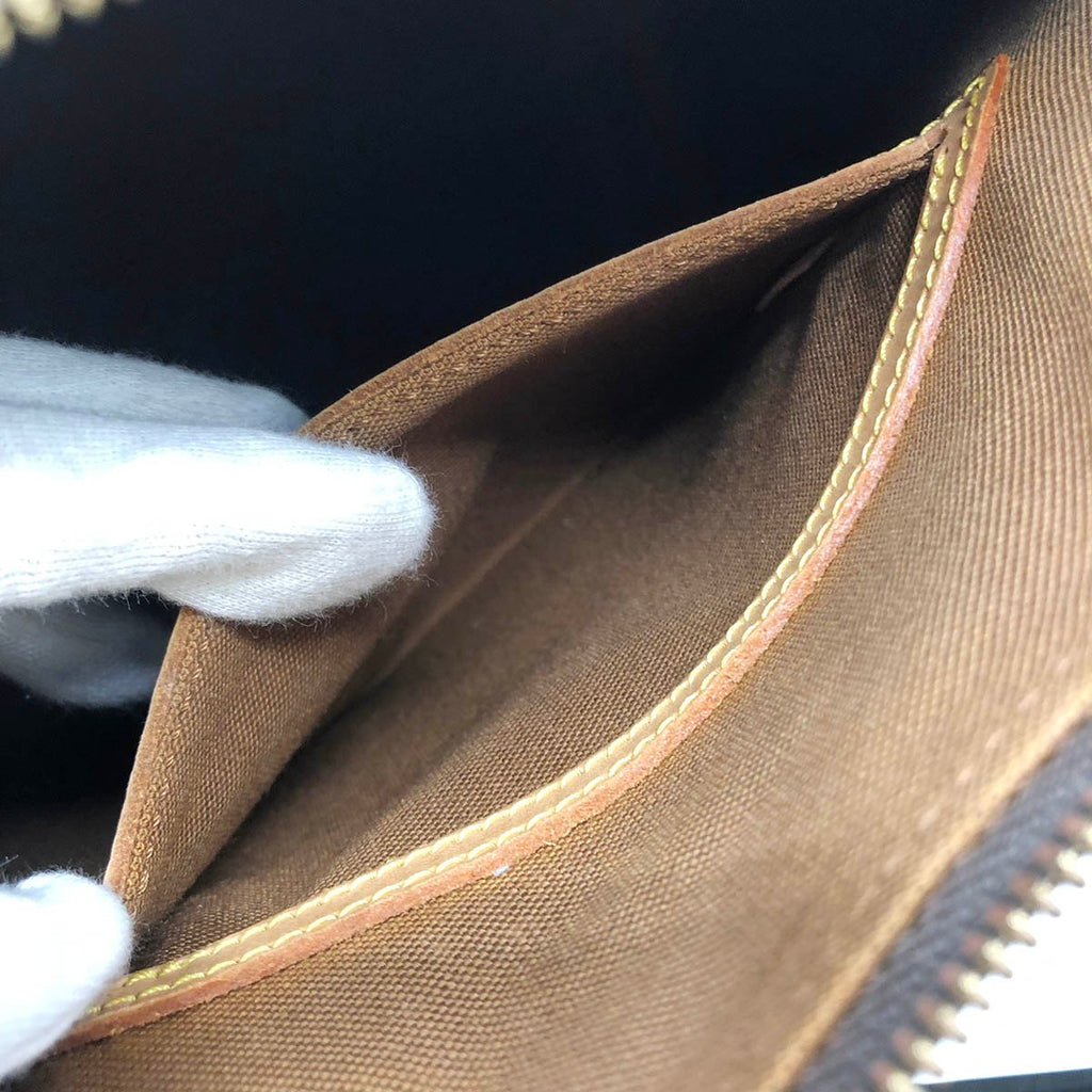Louis Vuitton M51130 Alma Handbag Monogram Canvas Brown