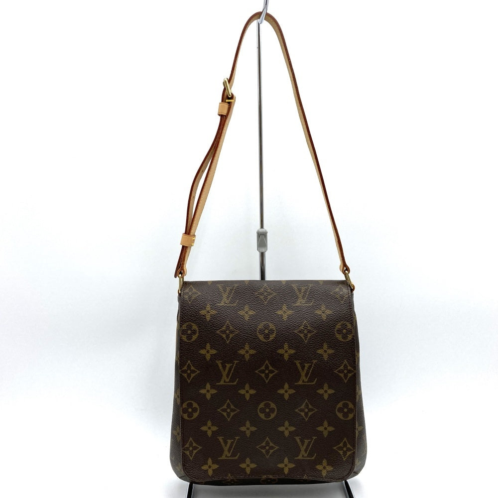 Louis Vuitton M51258 Musette Salsa Short Crossbody Shoulder Bag in Brown Monogram Canvas