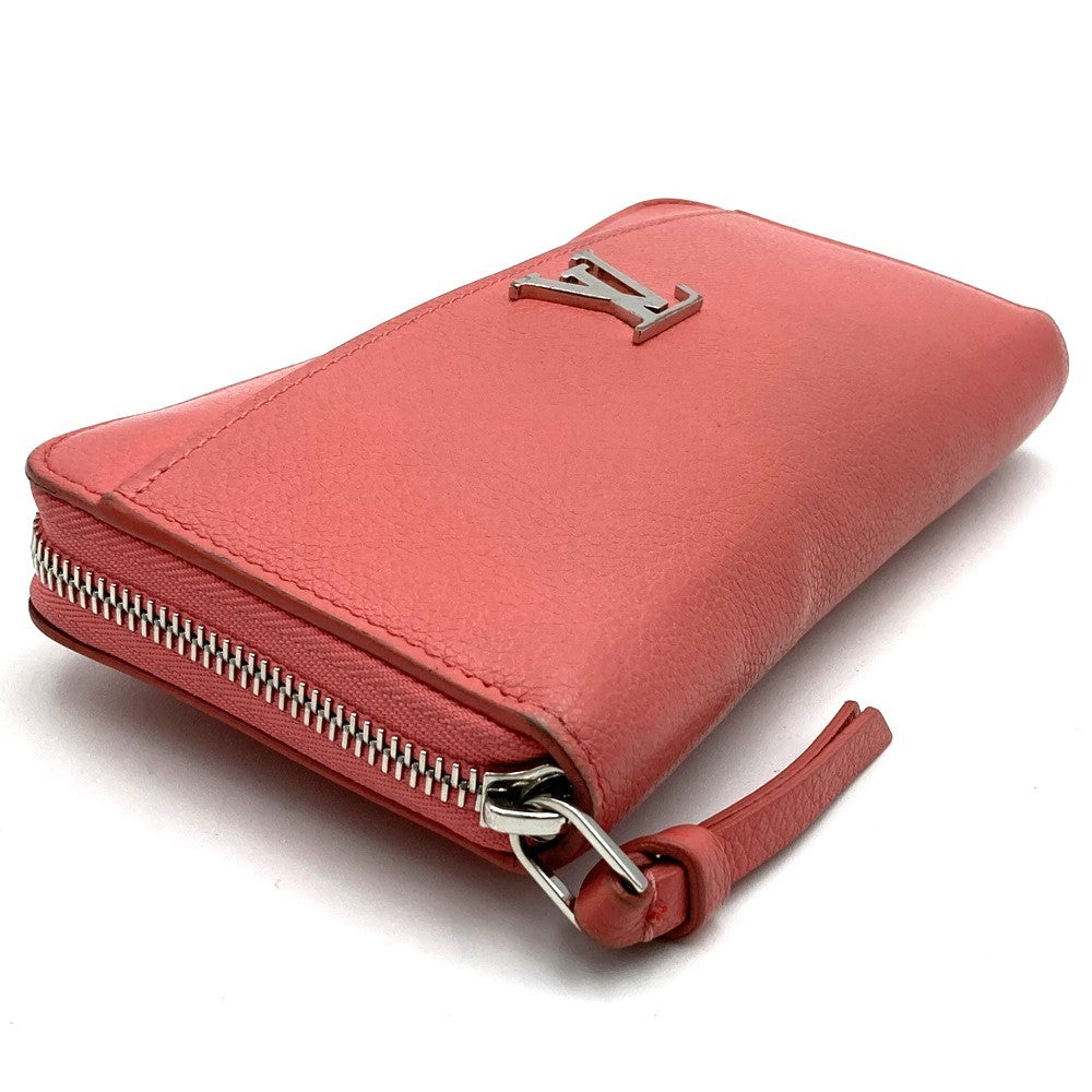 Louis Vuitton M69066 Zippy Lock Me Long Wallet in Blossom Pink Leather