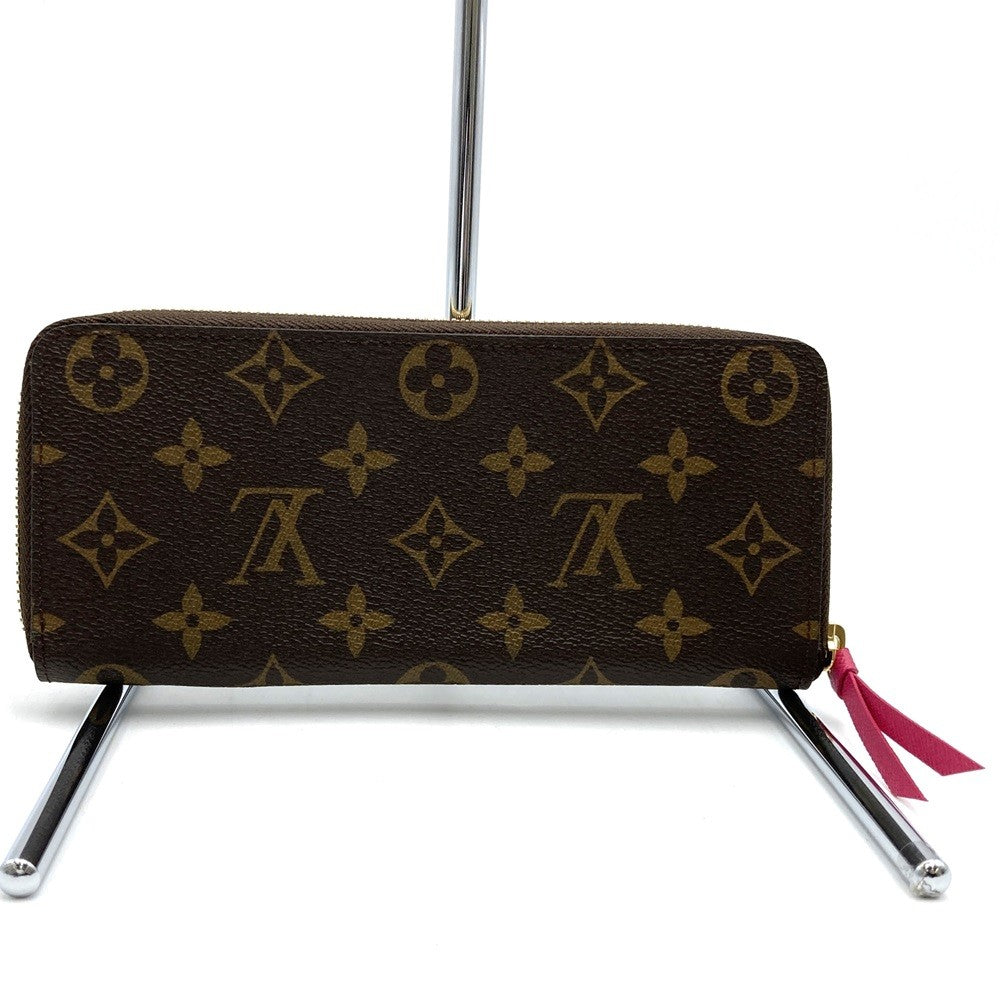 Louis Vuitton Portefeuille Clemence M60742 Long Wallet in Monogram Canvas, Brown