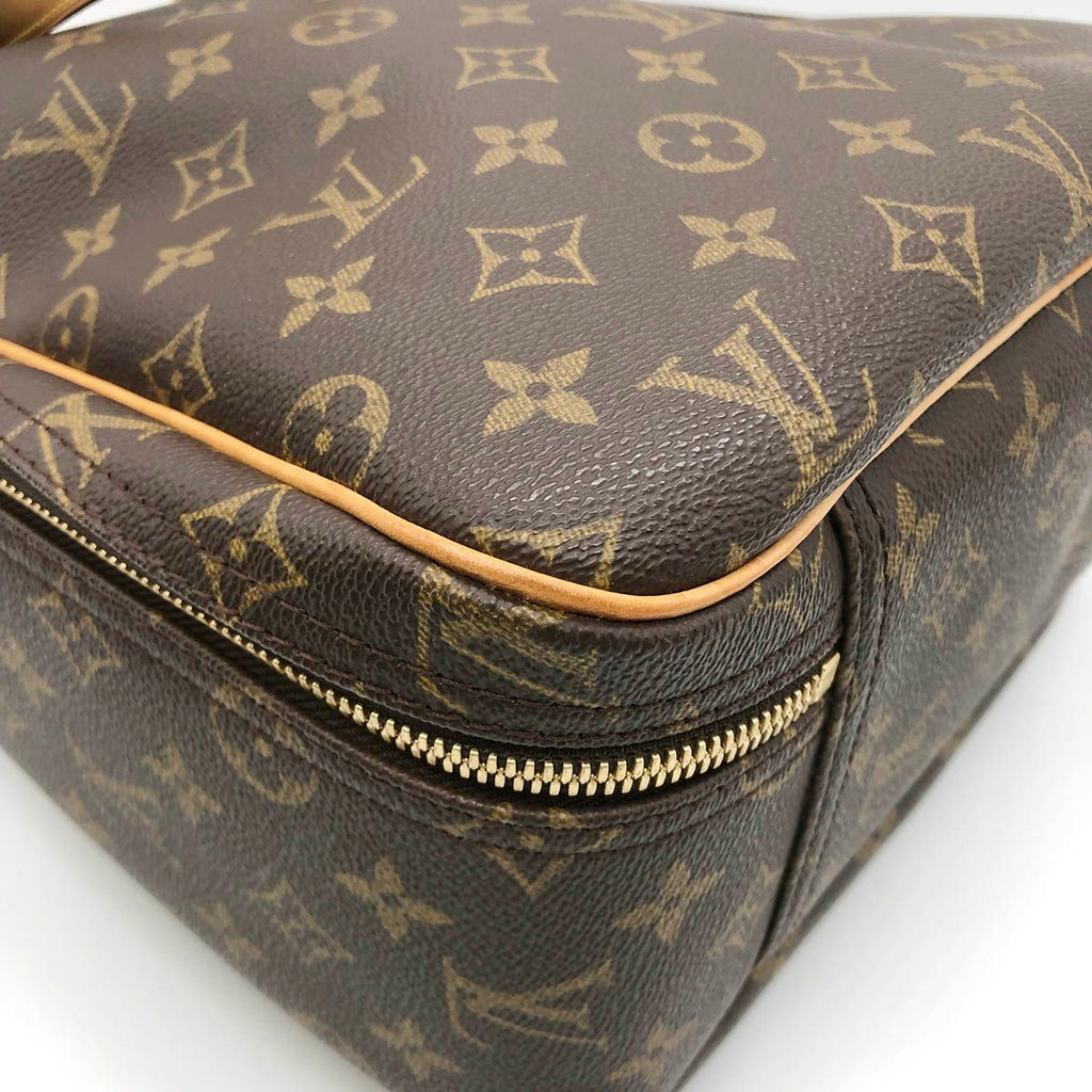 Louis Vuitton M41450 Excursion Shoe Case/Shoe Storage Handbag Monogram Brown