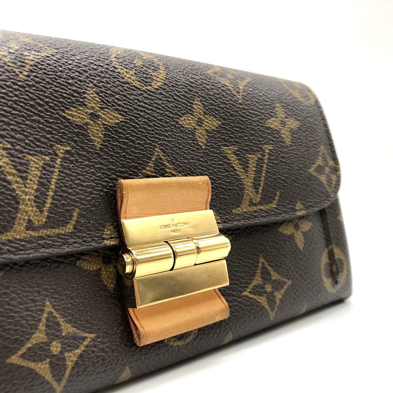 Louis Vuitton M60362 Portefeuille Elysee Long Wallet in Brown Monogram Canvas/Leather